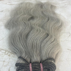 Grey Body Wave Hair Bundles - Hair Trends India