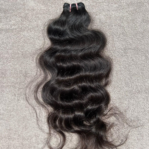Deep Wavy Raw Hair Weft Bundles - Hair Trends India