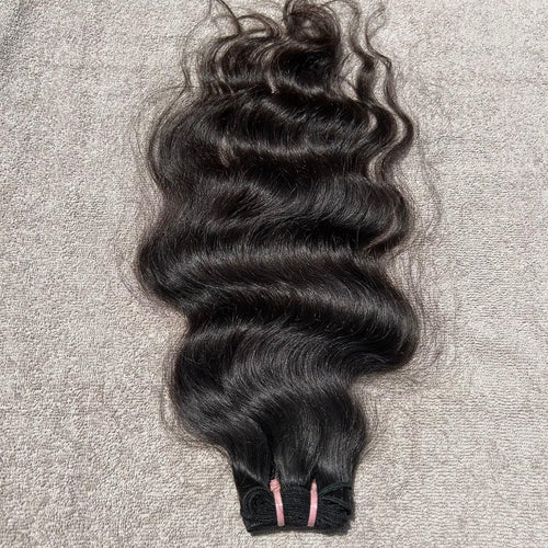 Deep Wavy Raw Hair Weft Bundles - Hair Trends India