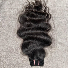 Deep Wavy Raw Hair Weft Bundles - Hair Trends India
