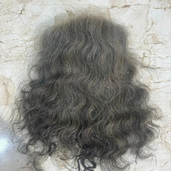 Lace front gray human hair wigs - Hair Trends India