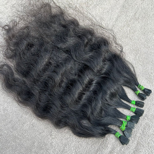 Natural Curly Flat Tip Hair Extensions