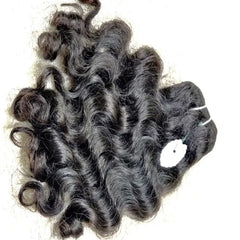 Natural Baby curly human hair bundles - Hair Trends India
