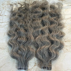 Curly tape in human hair extensions - Hair Trends India