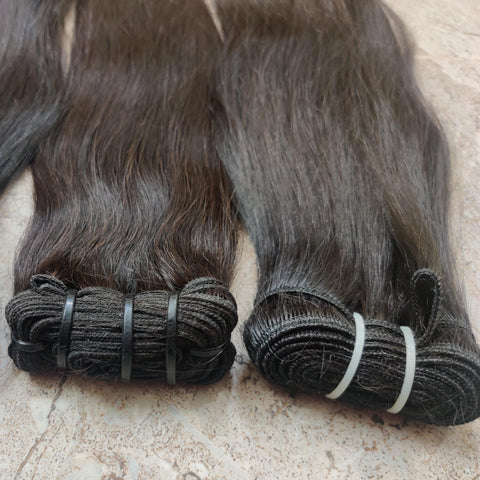 Deep Wavy Raw Hair Weft Bundles