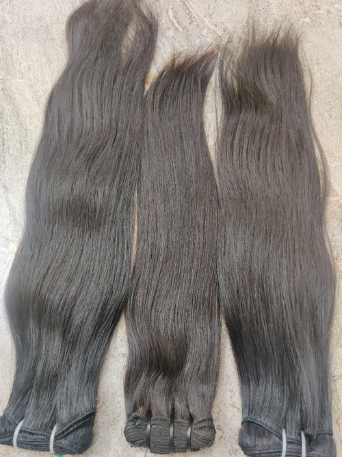Peruvian Straight Human Hair Bundles - Hair Trends India