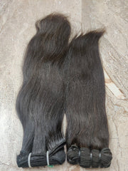 Peruvian Straight Human Hair Bundles - Hair Trends India