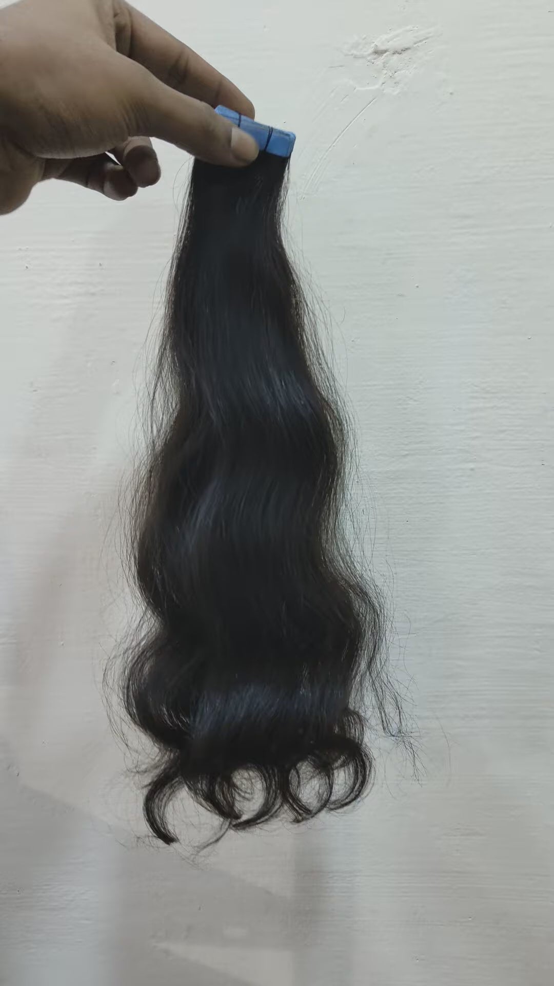 Natural Wavy Tape in Hair Extensions
