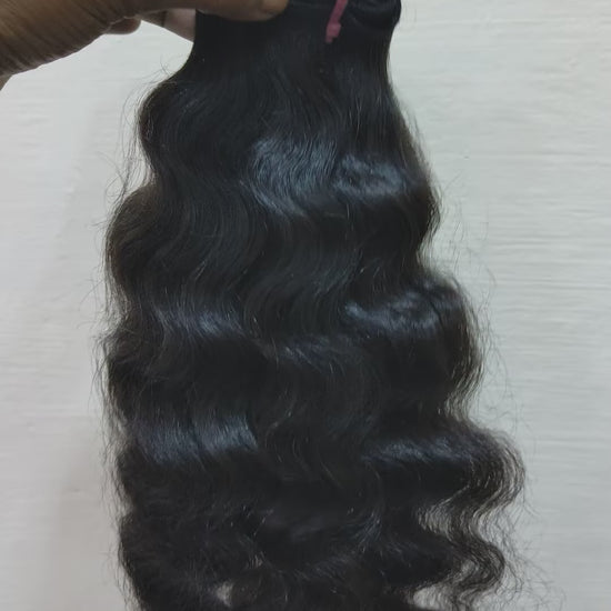 Raw Curly Human Hair Weave Bundles