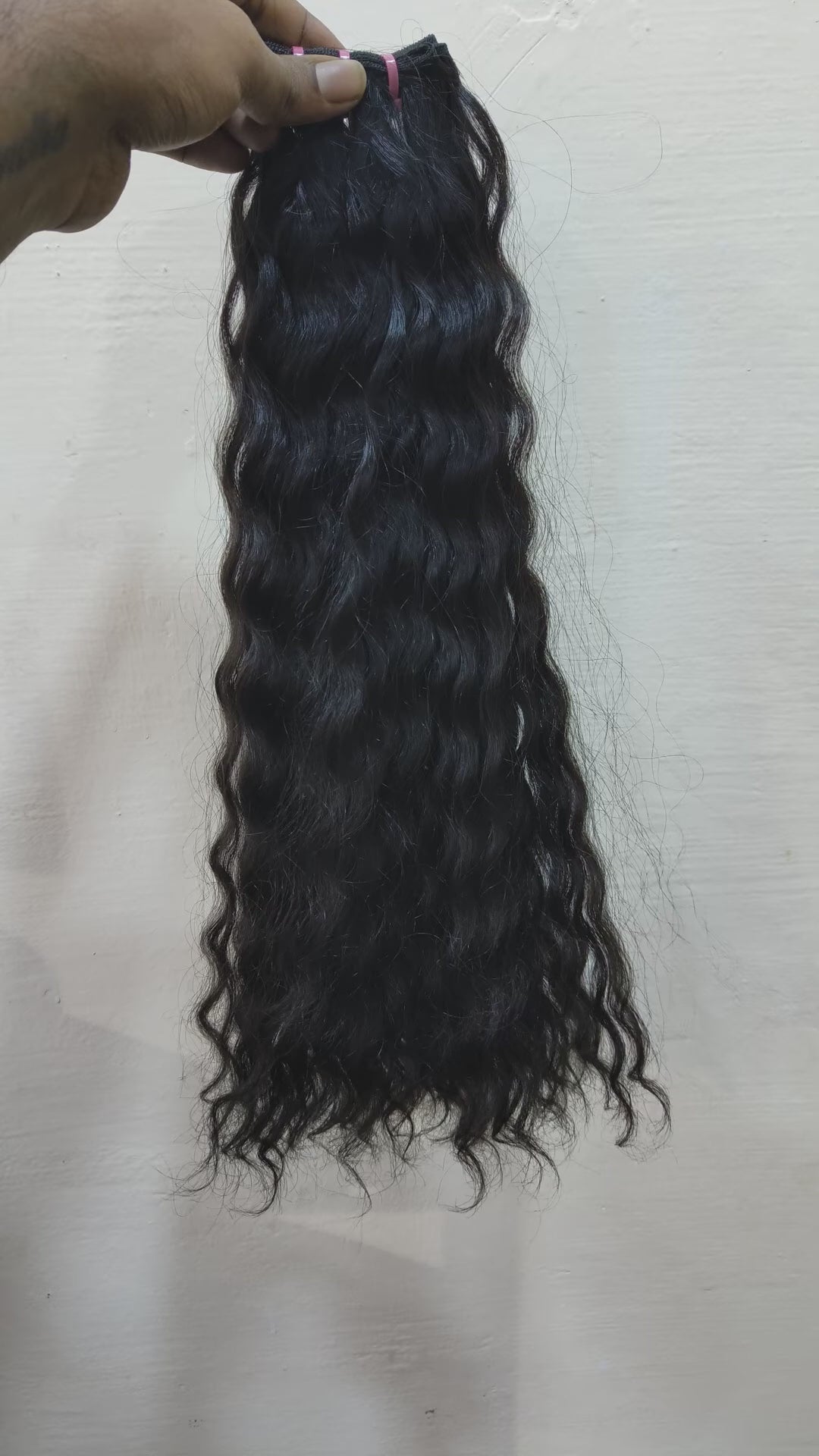Steamed Curly Weft Hair Bundles 