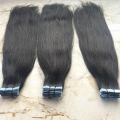 Tape in human hair extensions for black hair - Hair Trends India